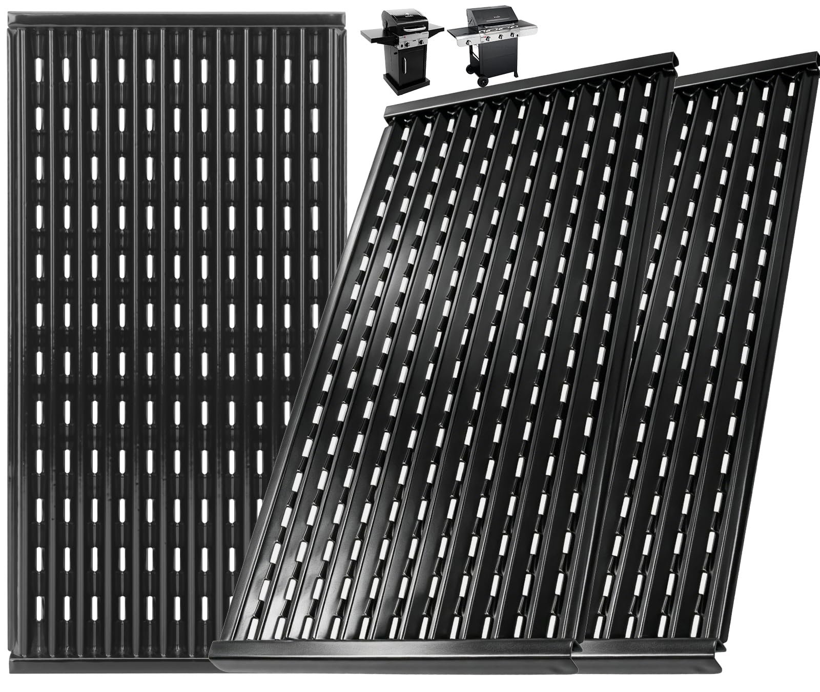 17 inch Infrared Grill Grates for CharBroil G460-0500-W1 Performance Tru Infrared 3 Burner Grill Replacement Parts, Char-broil 463371116 463370919 463344116 463370015 463335115 463335014 Parts, 3 PCS