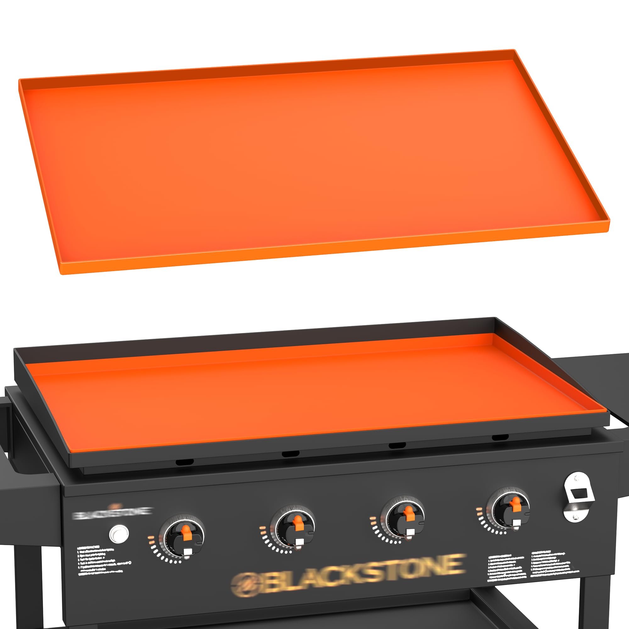36'' Silicone Griddle Mat for Blackstone - Heavy-Duty Food-Grade Griddle Cover & Full Surface Protection, Waterproof, Rust & Dust-Proof, Essential Blackstone Griddle Accessories for Outdoor BBQ