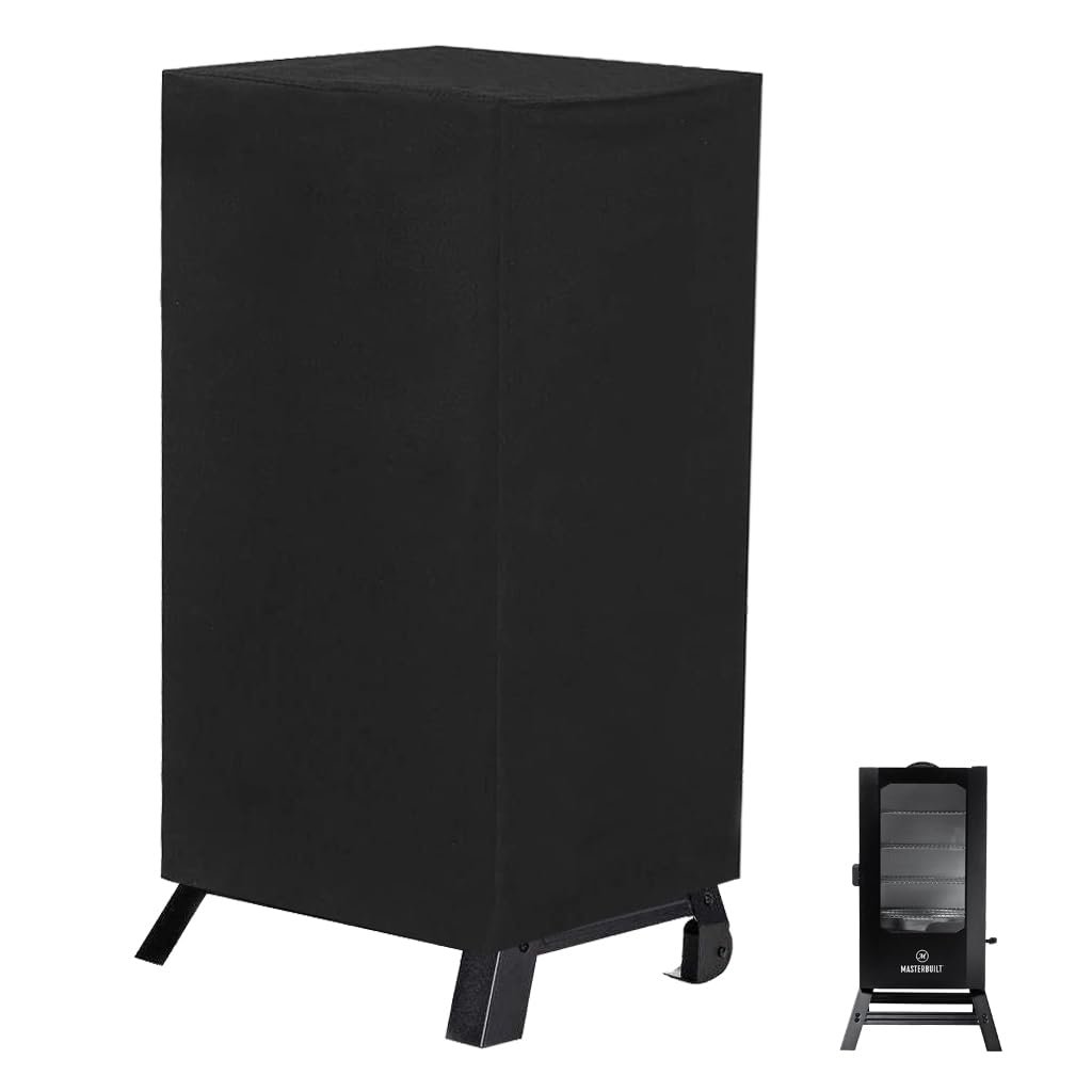 40 Inch Electric Smoker Cover for Masterbuilt, Waterproof Grill Cover for Masterbuilt 40-Inch Digital Vertical BBQ Smoker Outdoor, Black