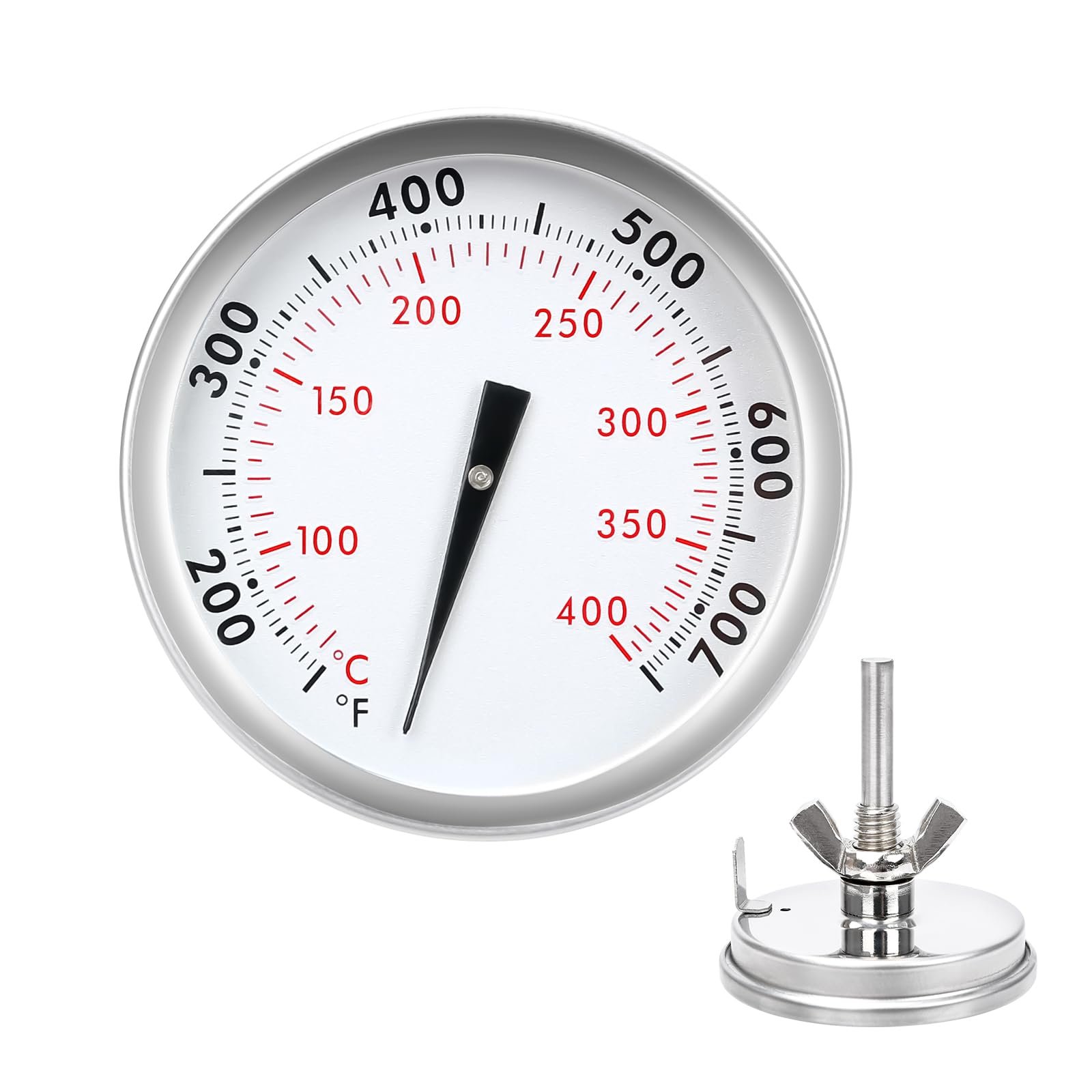 67088 67731 Accurate Grill Thermometer for Weber Genesis 300, Genesis II & Summit Series Grills, Genesis E/S 310 330 Temperature Gauge, Center Mount, Thermostat Replacement 2-3/8” Dia