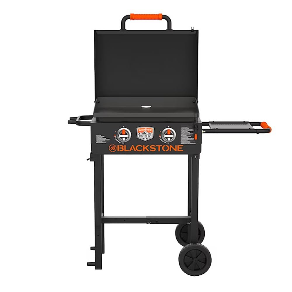 22 Inch On The Go Portable Gas Griddle, Foldable Blackstone Outdoor Griddle Flat Top Grill, Propane Portable Gas Grill