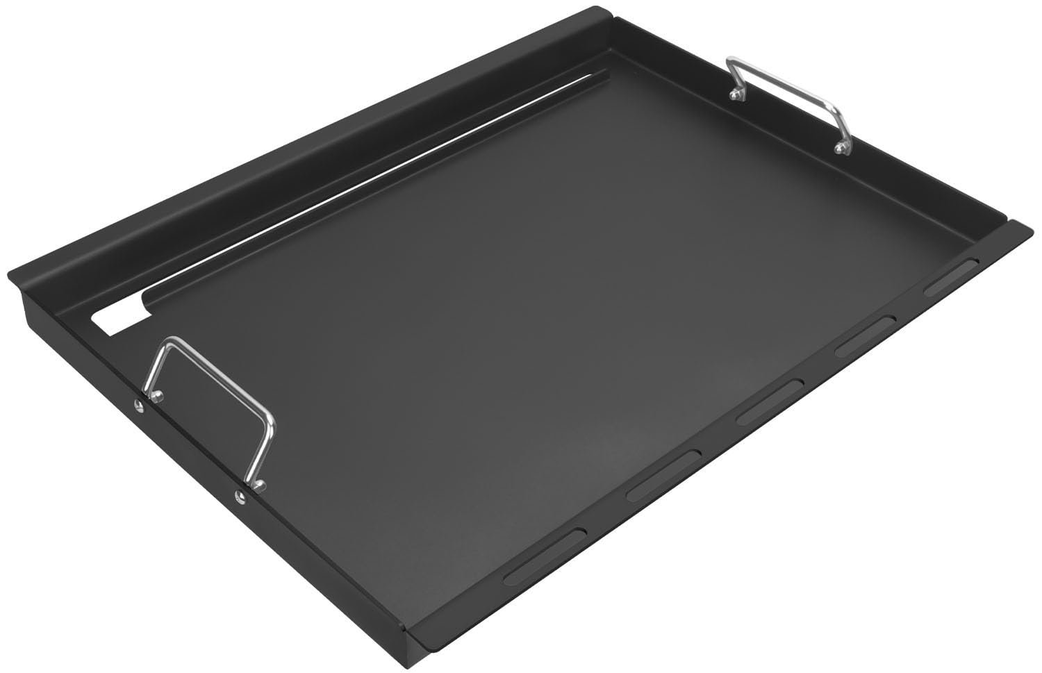 Full-Size Griddle Inserts for Weber Summit 400 Gas Grills, Flat Top Griddle Replacement Parts for Summit E-420 E-450 E-470 S-470, Replace for Weber 67550 Grates