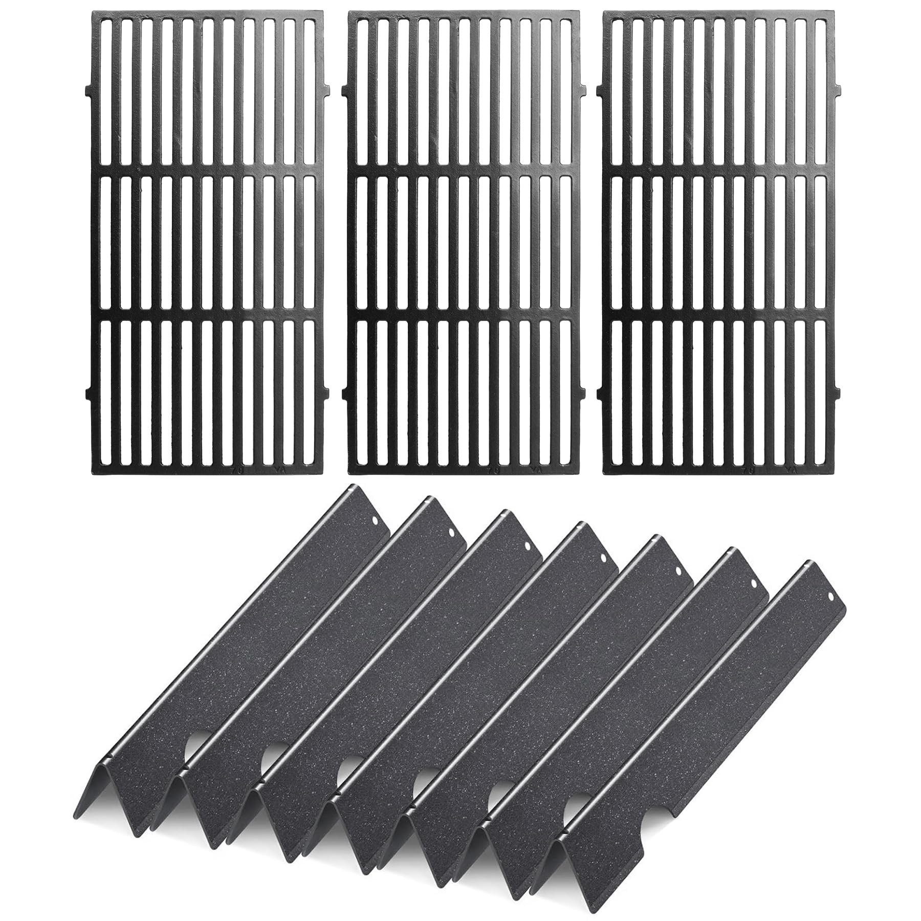 Grill Replacement Parts for Weber Genesis II 400, Genesis II LX 400 Series II E-410 E-435 S-410 GBS S-435 S-440 LX E/S-440 Series Gas Grills, Grates Flavorizer Bars For Weber 66097 66089 66033 66796