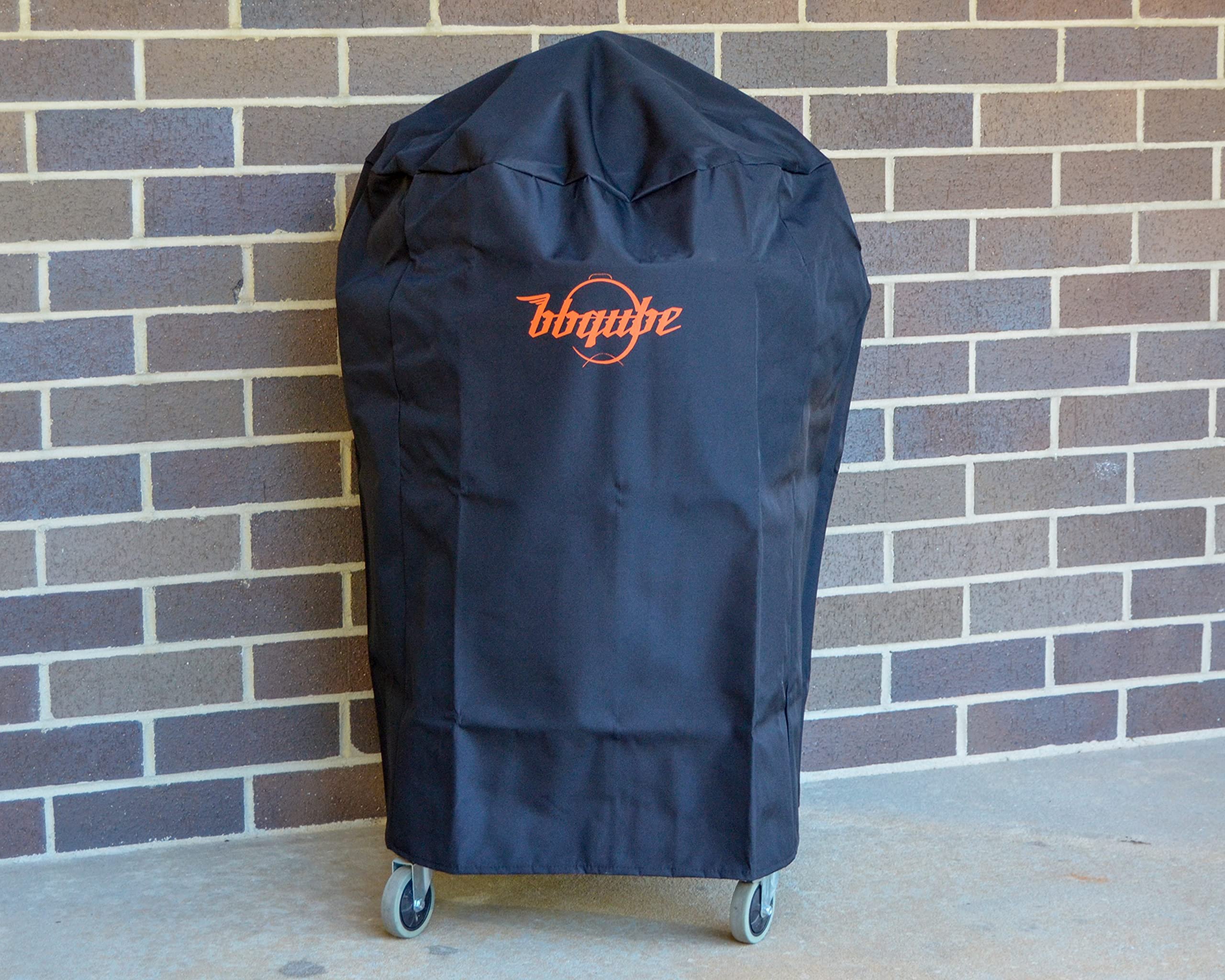 Heavy Duty 900D Nylon Large Kamado Grill Cover for Big Green Egg, Vision Grill, Louisiana Grill 24", Kamado Joe, Char-Griller Akorn Kamado and Other Large Grills 31" x 47" Weatherproof Coating