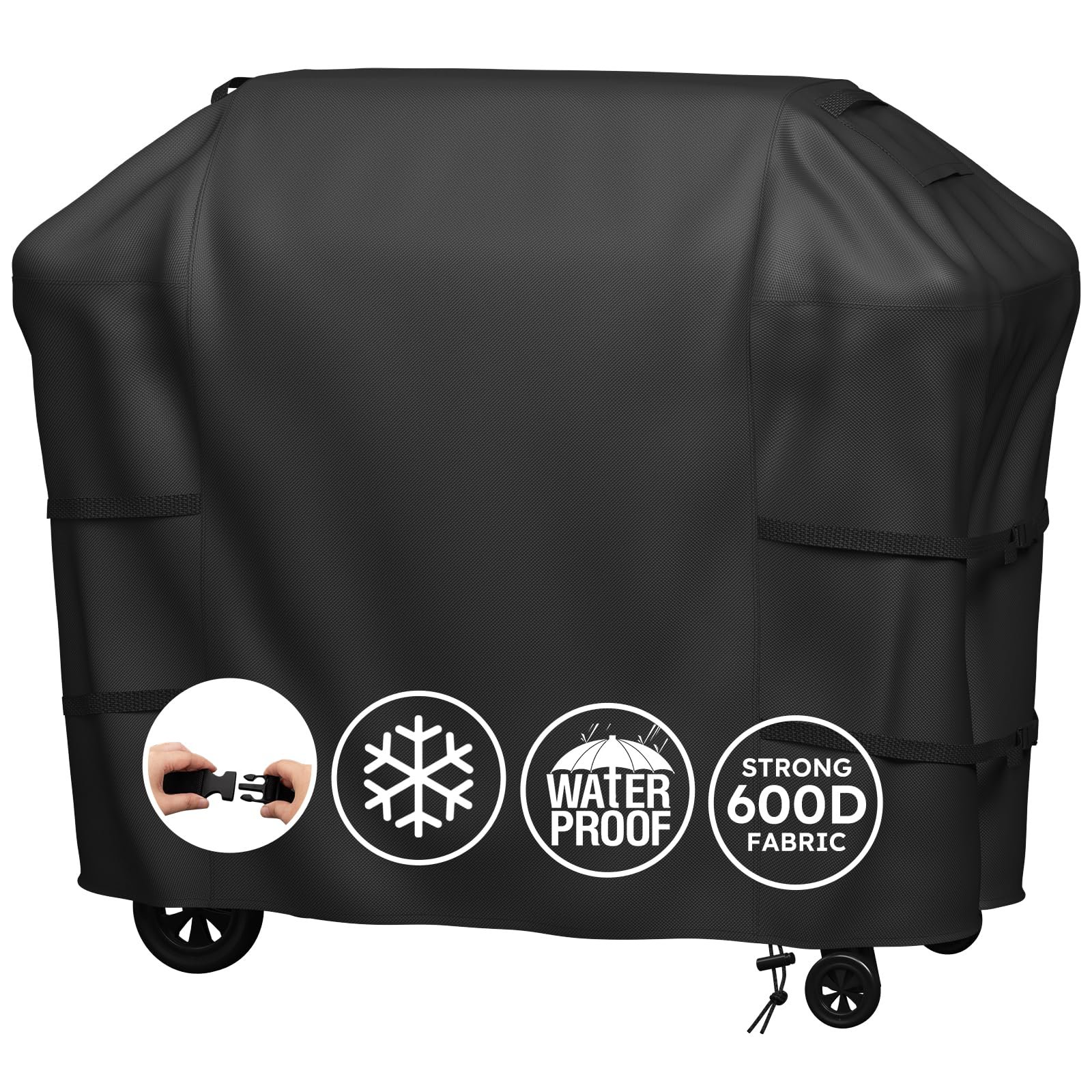 MR. COVER Grill Cover for Weber Spirit 200/300 Series, 52 Inch 600D Heavy Duty Waterproof BBQ Cover, Rip-Proof Fade Resistant Gas Grill Cover for Weber Spirit E310 E315 E325 with Air Vent & Drawstring