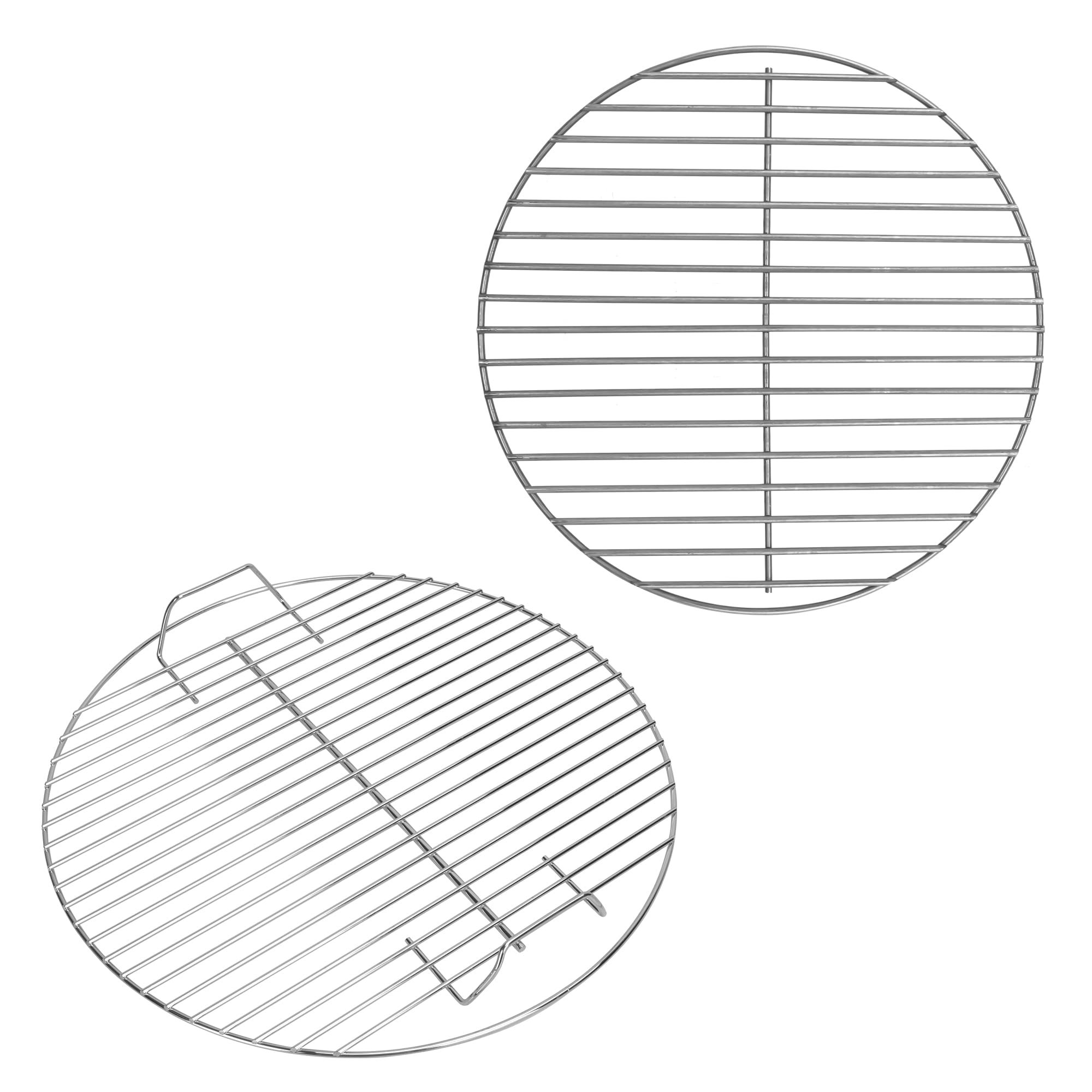 Outspark Charcoal Grate Cooking Grid Grate Replacement Parts for Weber 18.5" One-Touch,Bar-B-Kettle,Smokey Mountain,Jumbo Joe,Original Kettle Grill,Stainless Steel BBQ Accessories for Weber 7432 7440